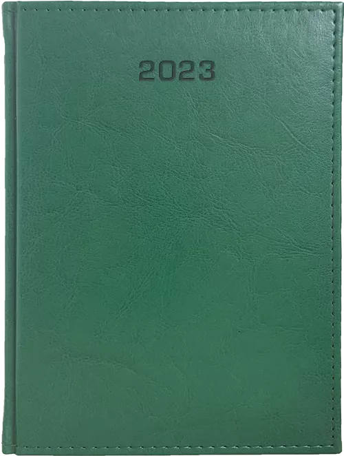 Kalendarz A5 tygodniowy z notesem nebraska zielony a224
